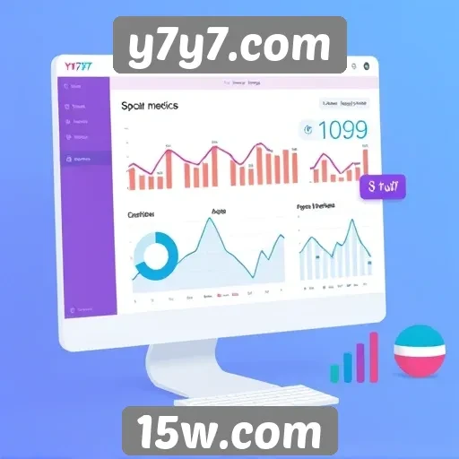 Análise de gráficos e desempenho do site y7y7.com
